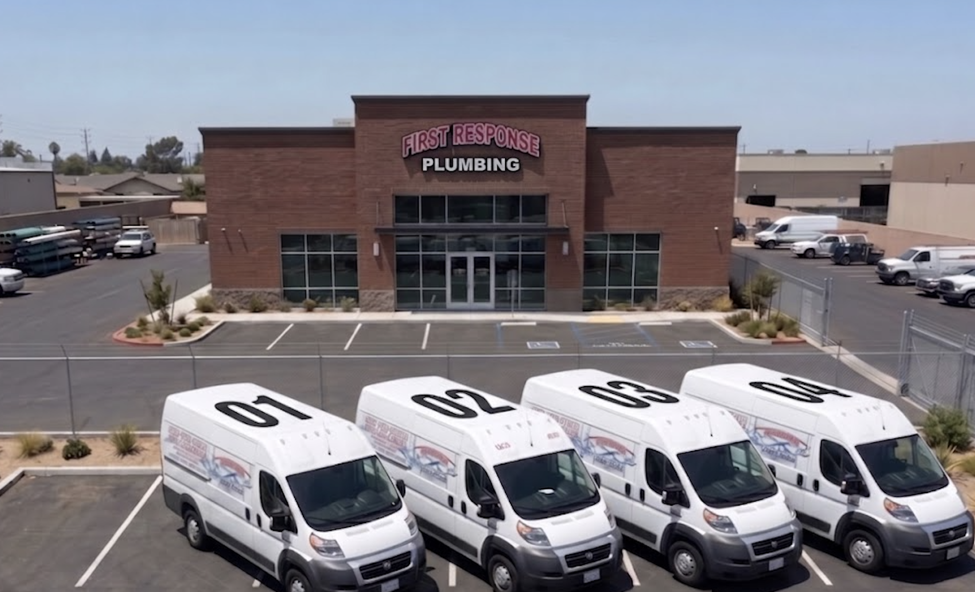 First Response Plumbing LLC offices and fleet